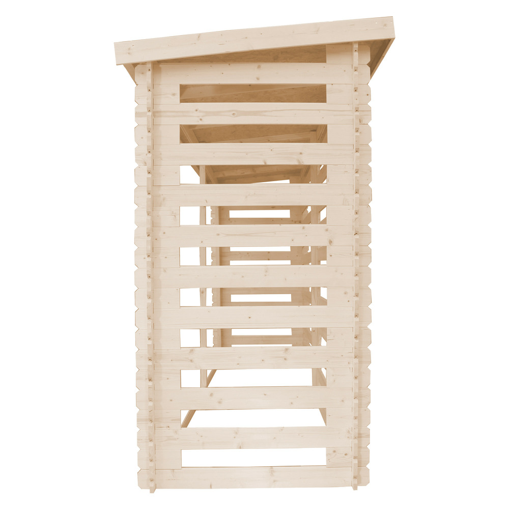 Abri à bûches 6,7 m3 - abri de stockage pour bois de chauffage - range bûches extérieur - abri à vélo/container - M203