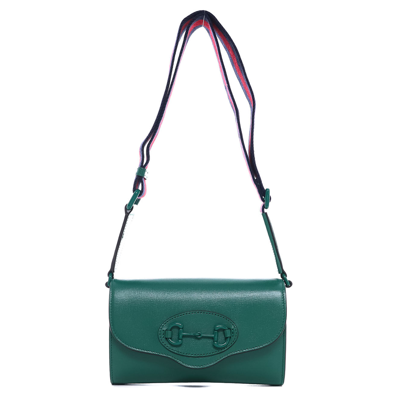 Gucci Sac porté épaule Horsebit 1955 en Cuir vert - Très bon état - L.20 cm