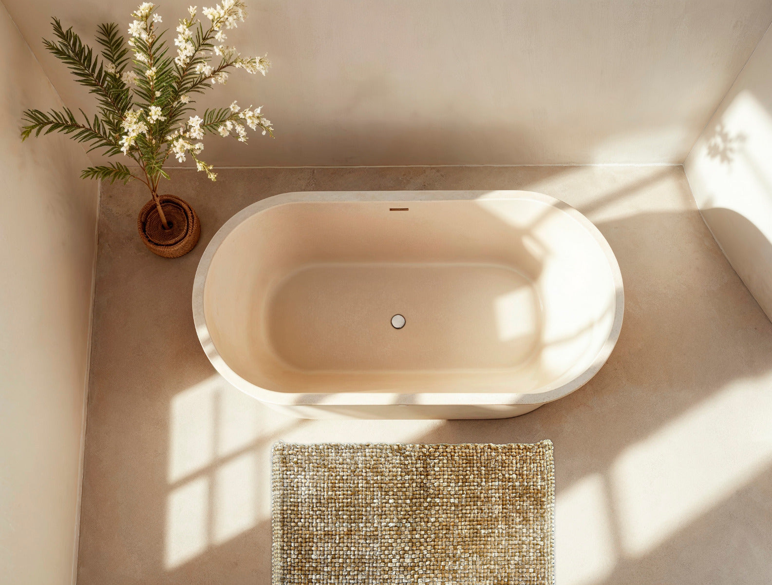 Zo Home Bidetmat Massimo - 60x60cm real taupe