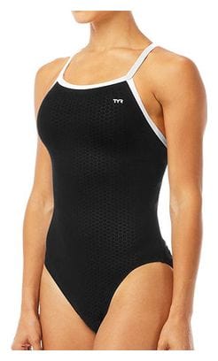 Maillot de Bain Femme TYR Hexa Diamondfit Noir/Blanc
