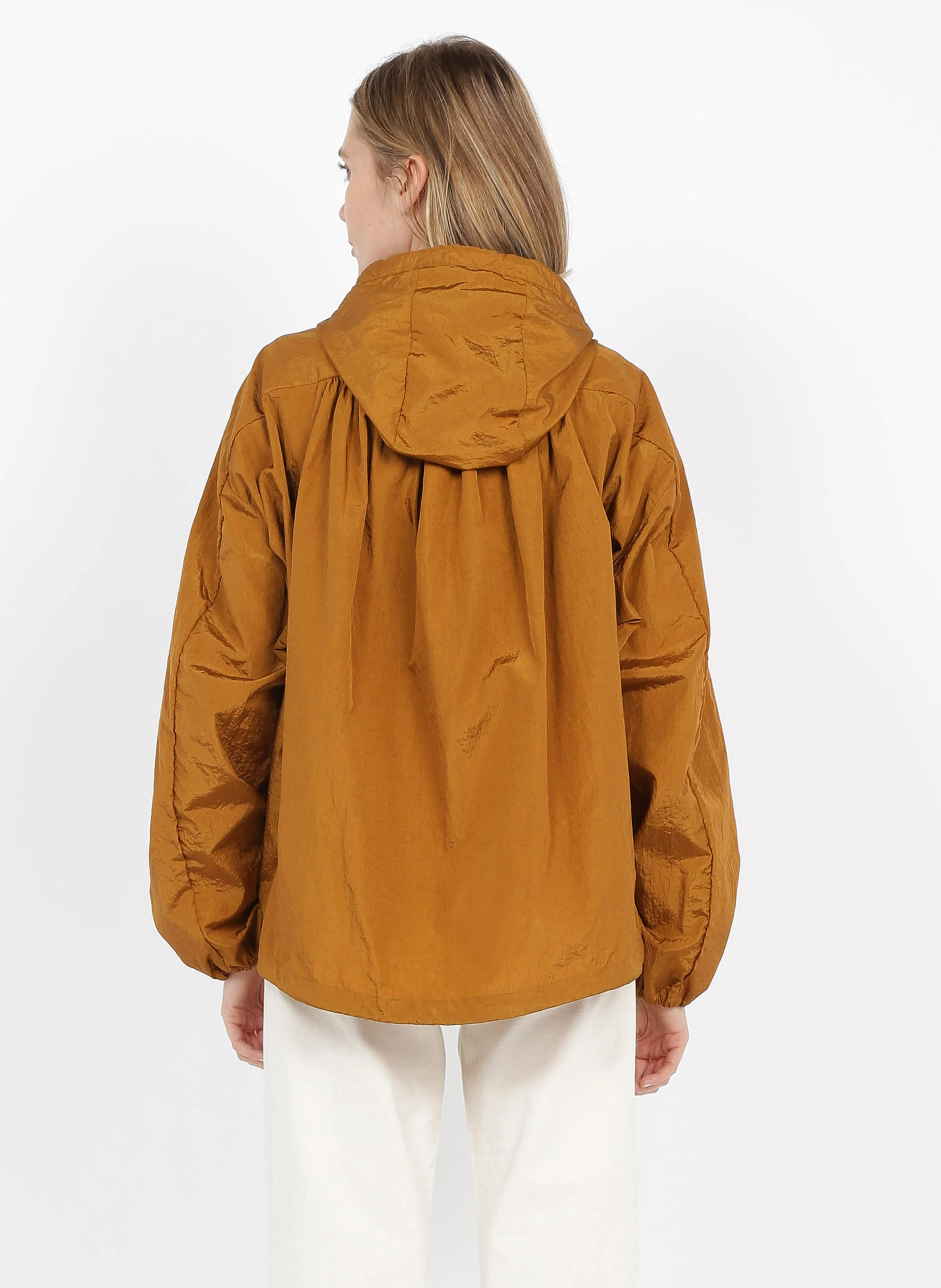 Parka à capuche en coton mélangé | Marron