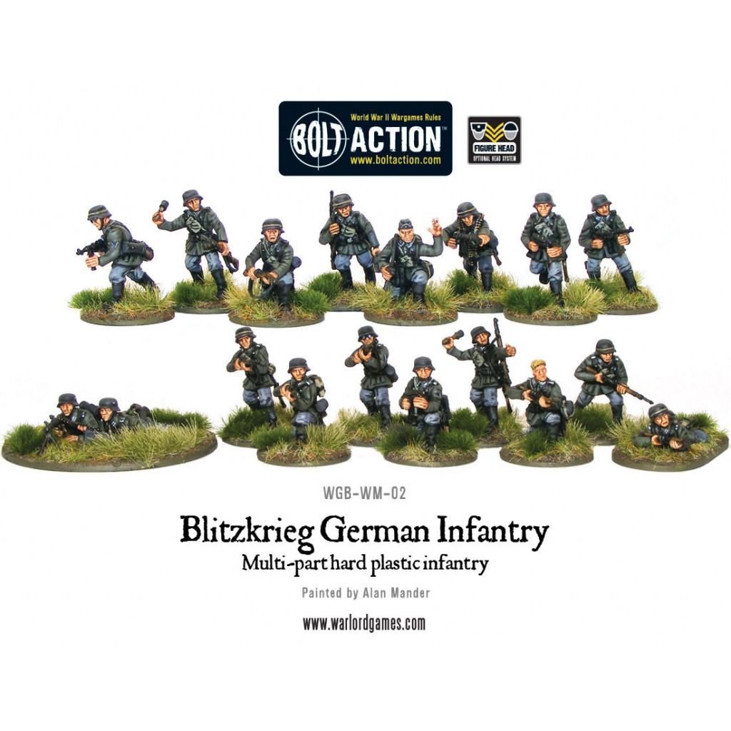 Bolt Action - German - Blitzkrieg Infantry plastic boxed set