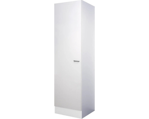 Flex Well Wito voorraadkast, BxDxH 50 x 57 x 200 cm, mat wit, gedemonteerd, scharnier omkeerbaar (links of rechts te monteren)