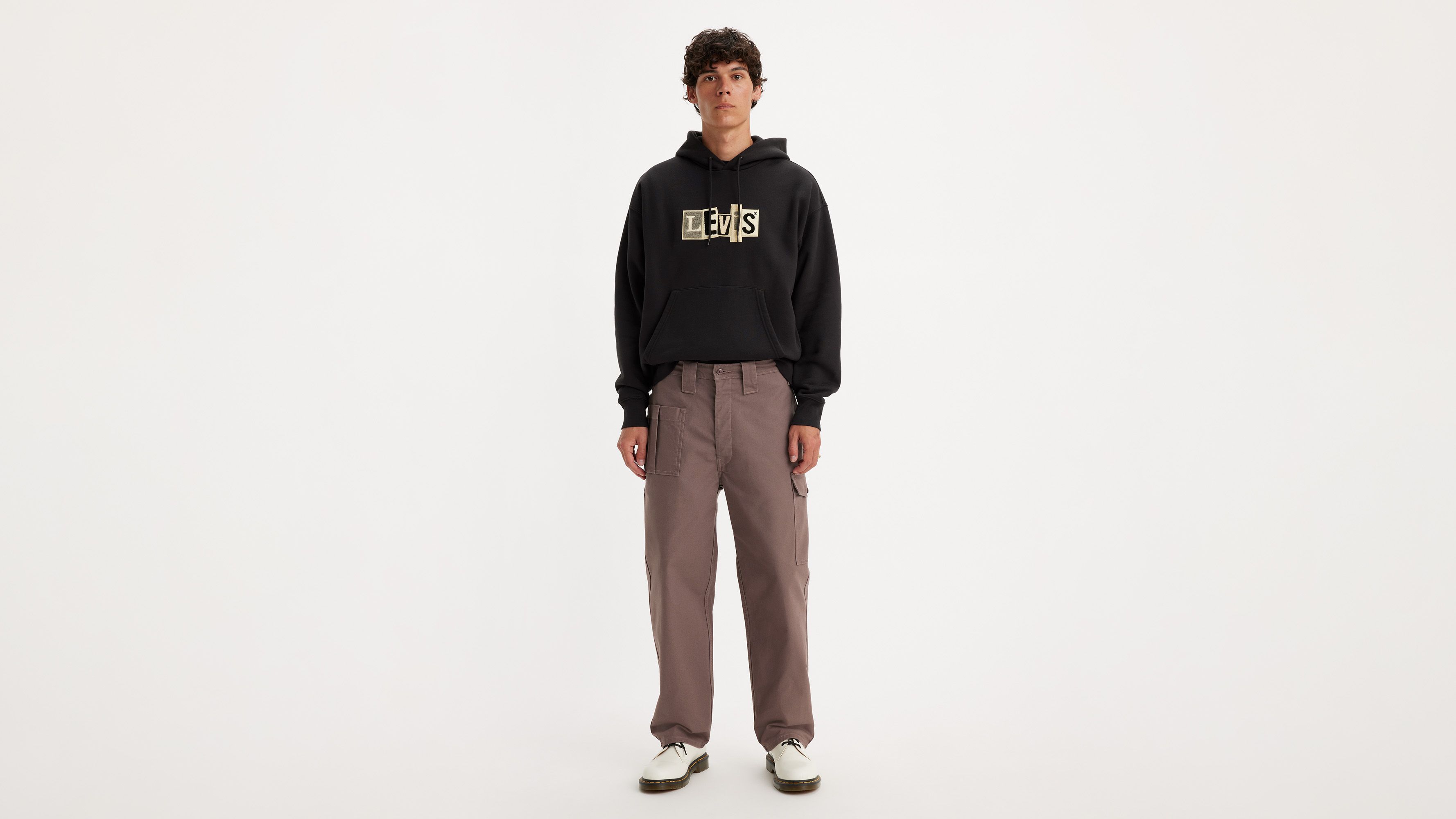 Levi's® Skateboarding pantalon utilitaire - Peppercorn - Blanc