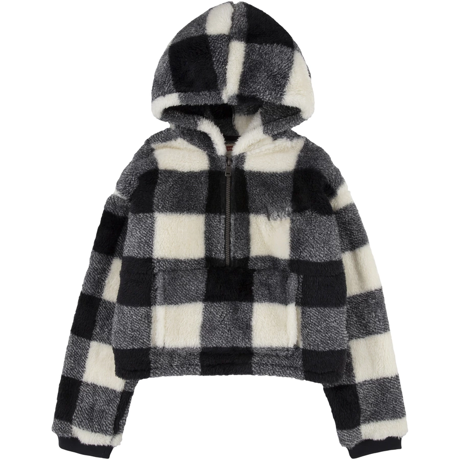 Levi's® Fleecejacke Girl schwarzweiß