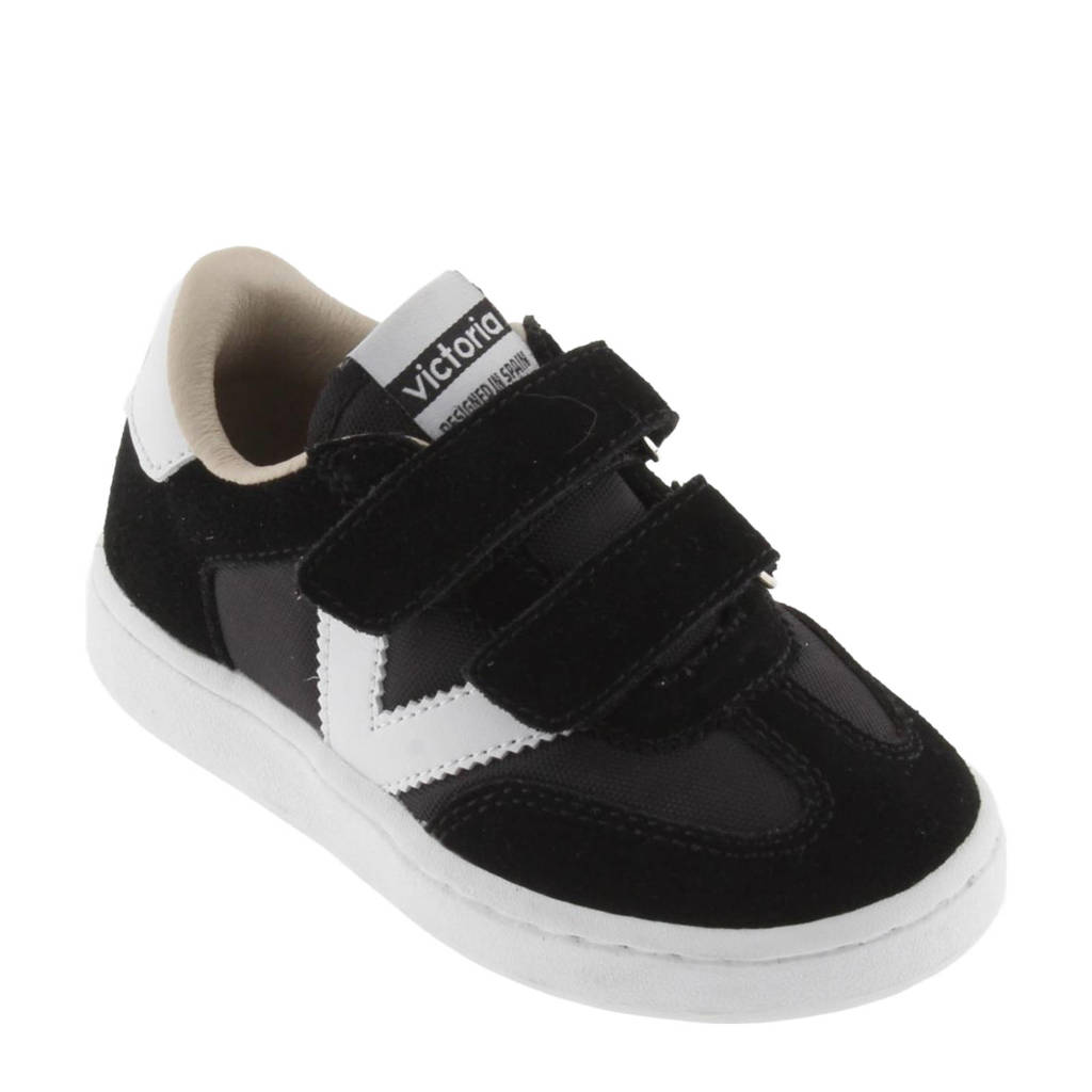 Victoria 1118105leren sneakers zwart