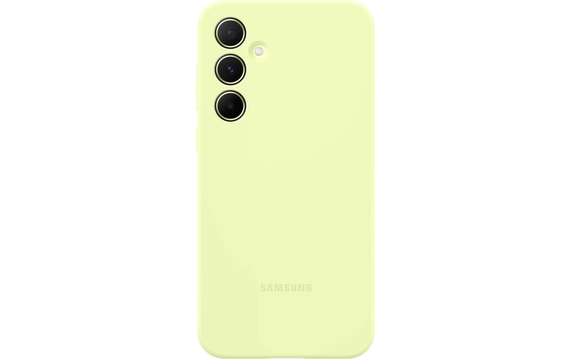 Back Cover Silicone Galaxy A55 5G LimeSchutzhülle für das Samsung Galaxy A55 5G