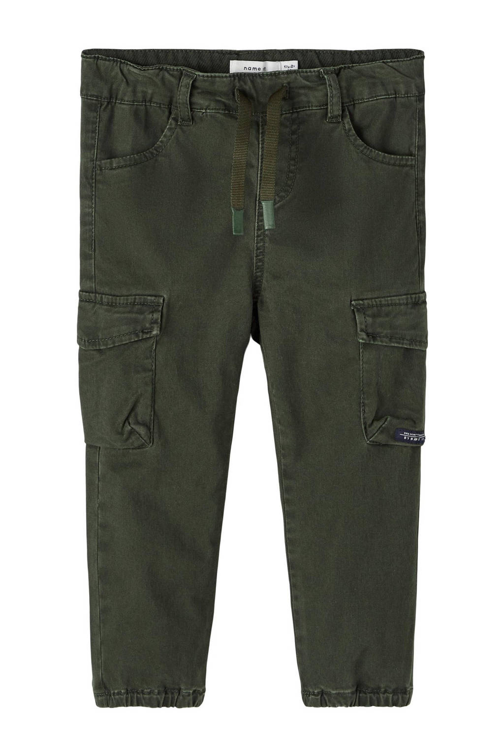 NAME IT loose fit cargobroek NMMBEN donkergroen