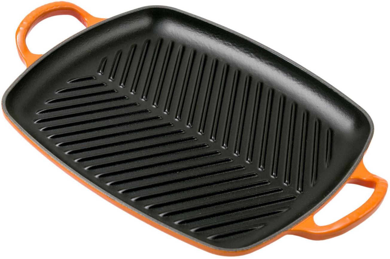 Le Creuset La Fonte émaillée grillpan 30 cm, oranje