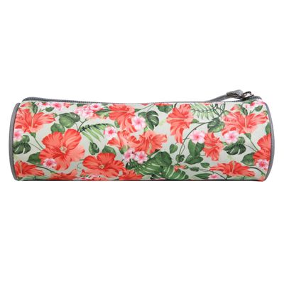 Trousse ronde Offshore - 1 compartiment - hibiscus - Bagtrotter