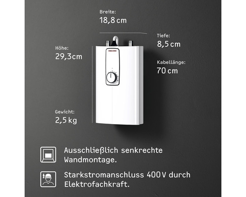 Stiebel Eltron DCE 11/13 KW doorstroomverwarmer