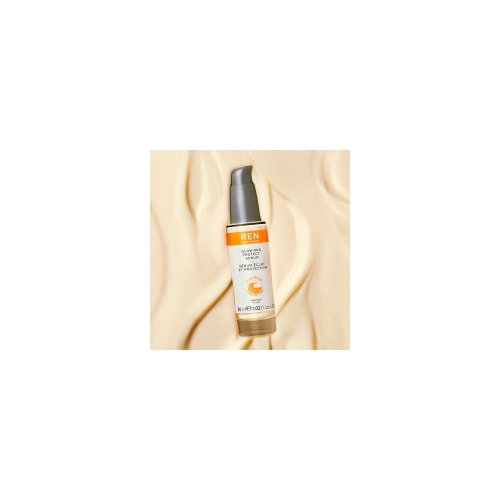 REN Radiance Glow & Protect Serum - 30 ml.