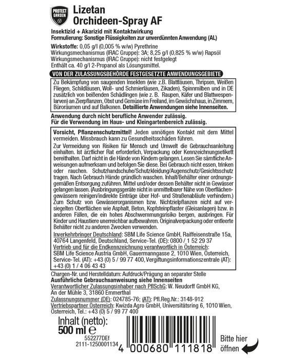 PROTECT GARDEN Lizetan Orchideen-Spray AF, 500