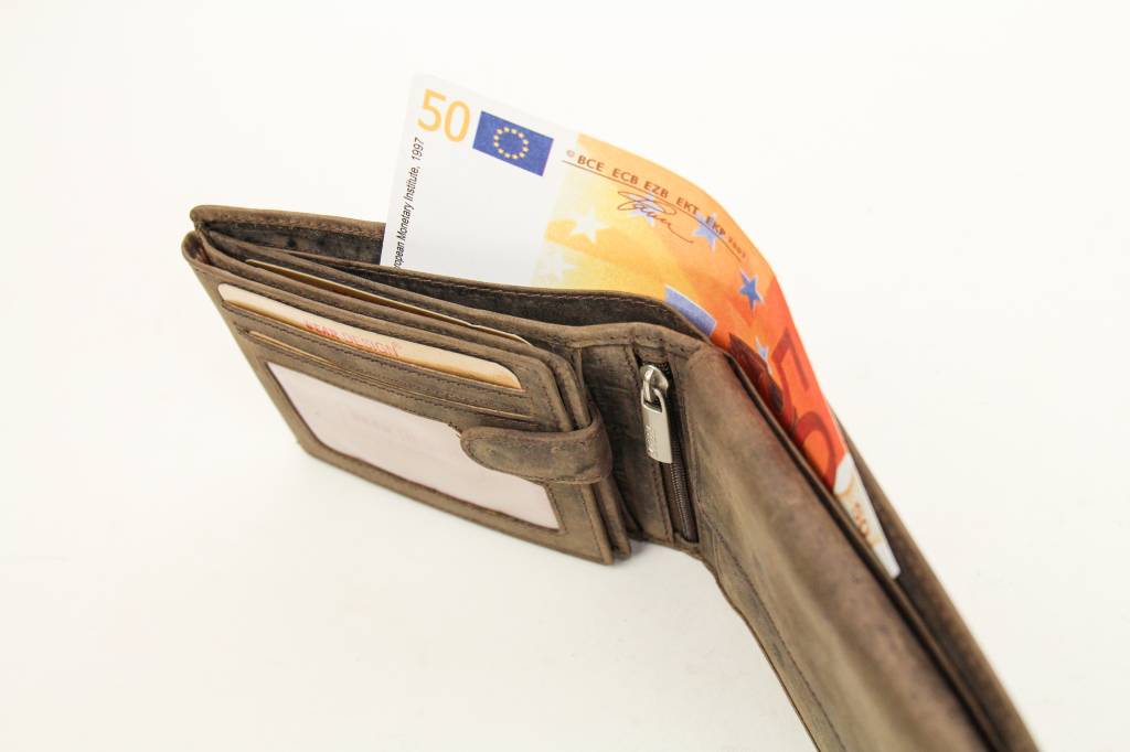 Billfold 'Tijn' bruin Bruin