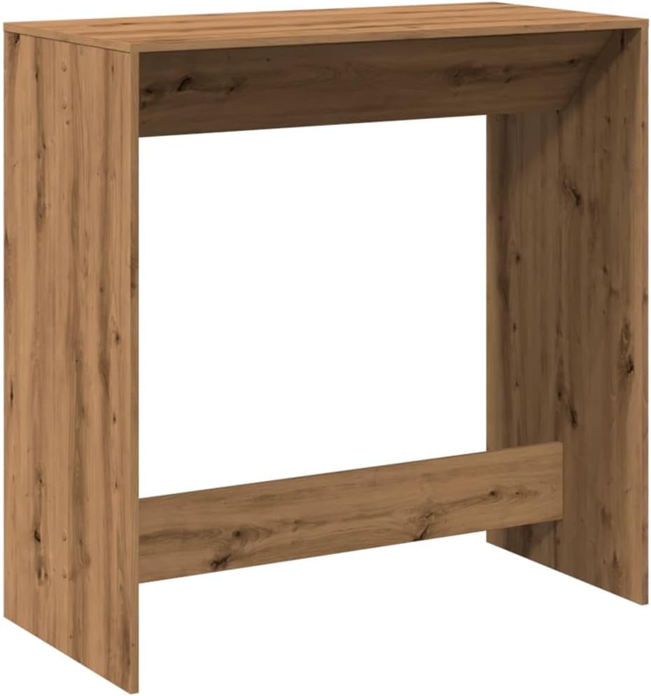 Bartisch Artisan-Eiche 102x50x103,5 cm Holzwerkstoff Bartisch, Bistrotisch Bartheke für Hausbar, Wohnzimmer und Esszimme