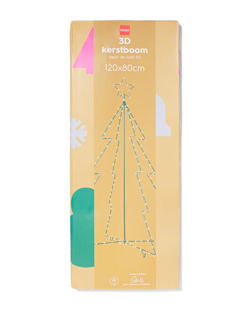 Arbre de Noël 3D 150 LED 120x80cm