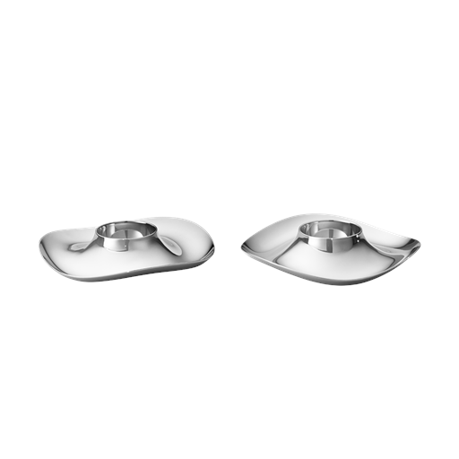 Georg Jensen Cobra 2-pak Æggebæger, Rustfrit Stål