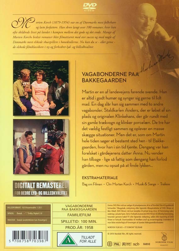 Vagabonderne paa Bakkegaarden - DVD