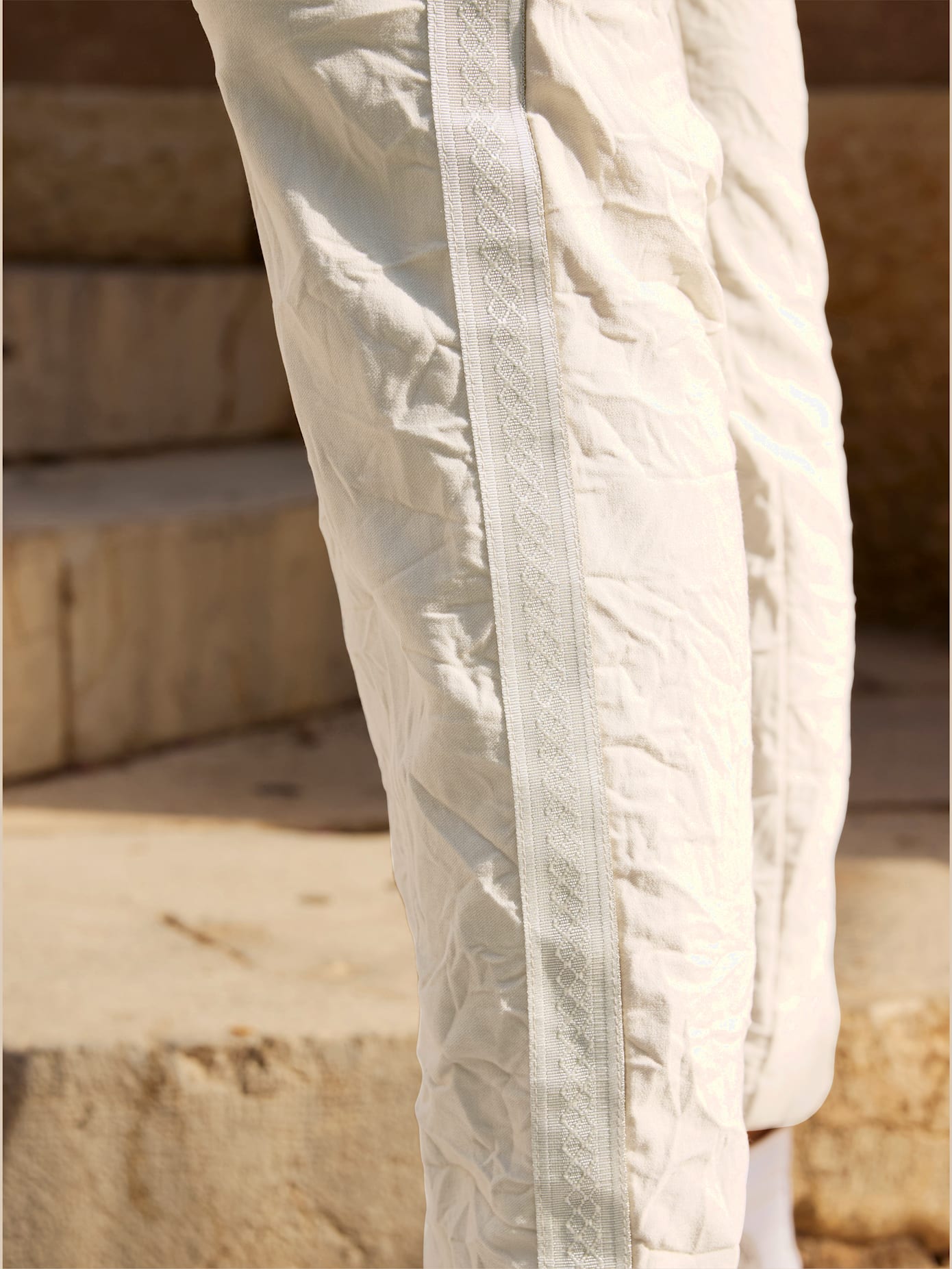 Pantalon ceinture avec coulisse