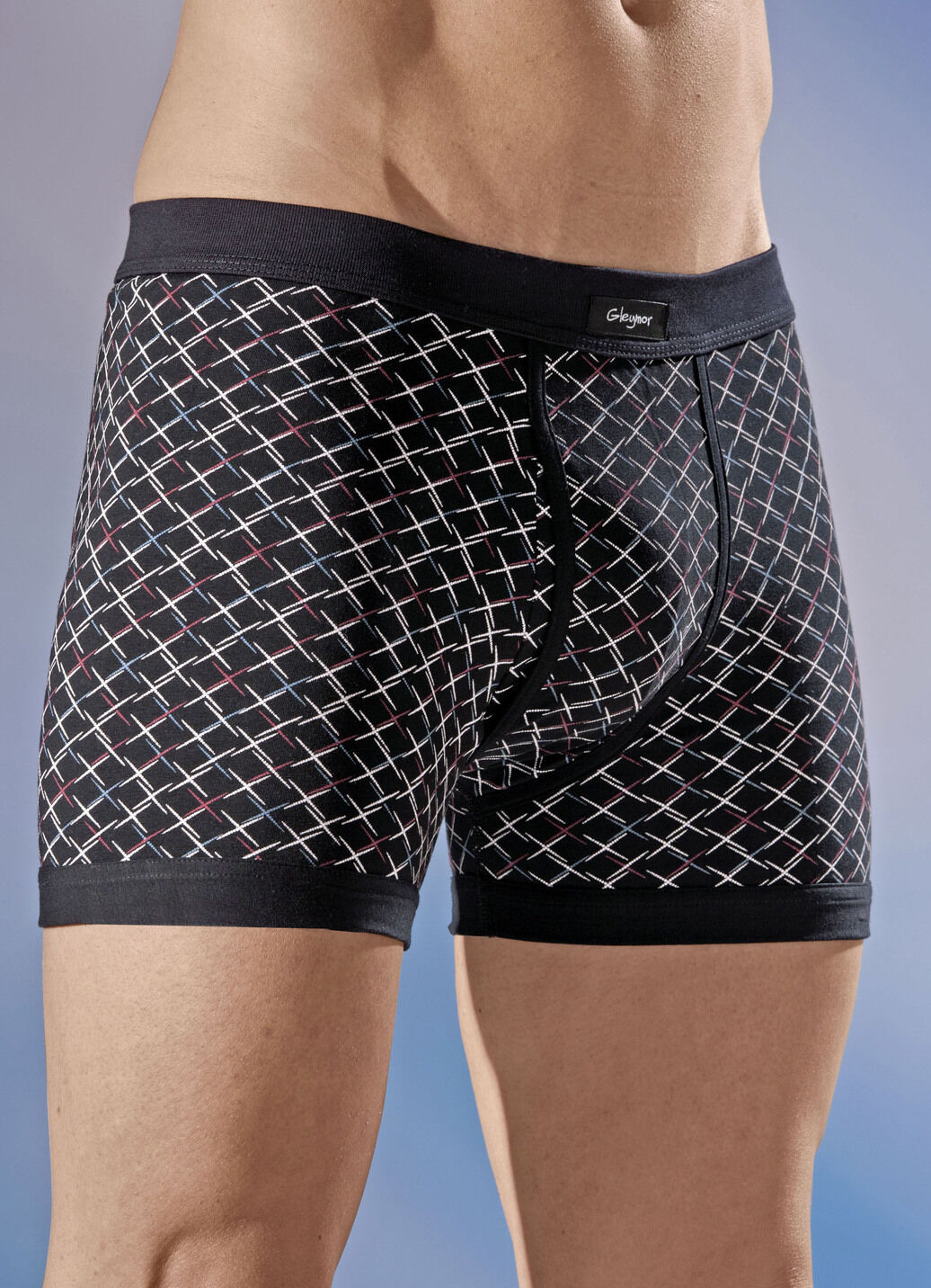Dreierpack Unterhosen aus Feinjersey, allover dessiniert