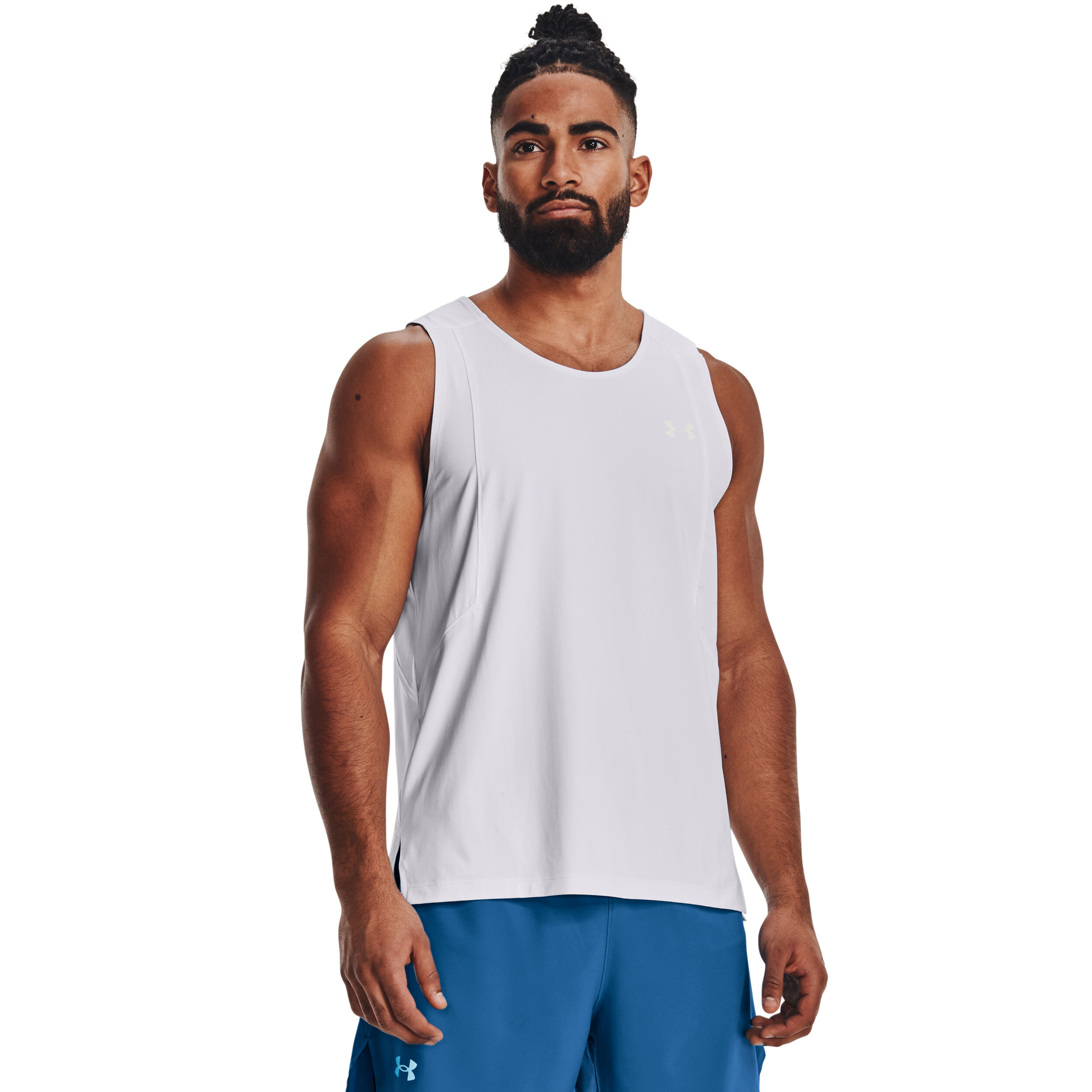 Under Armour Iso-Chill Laser Débardeur Tank Top Hommes - Blanc