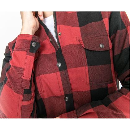 Surchemise John Doe MOTOSHIRT WOMEN - Rouge