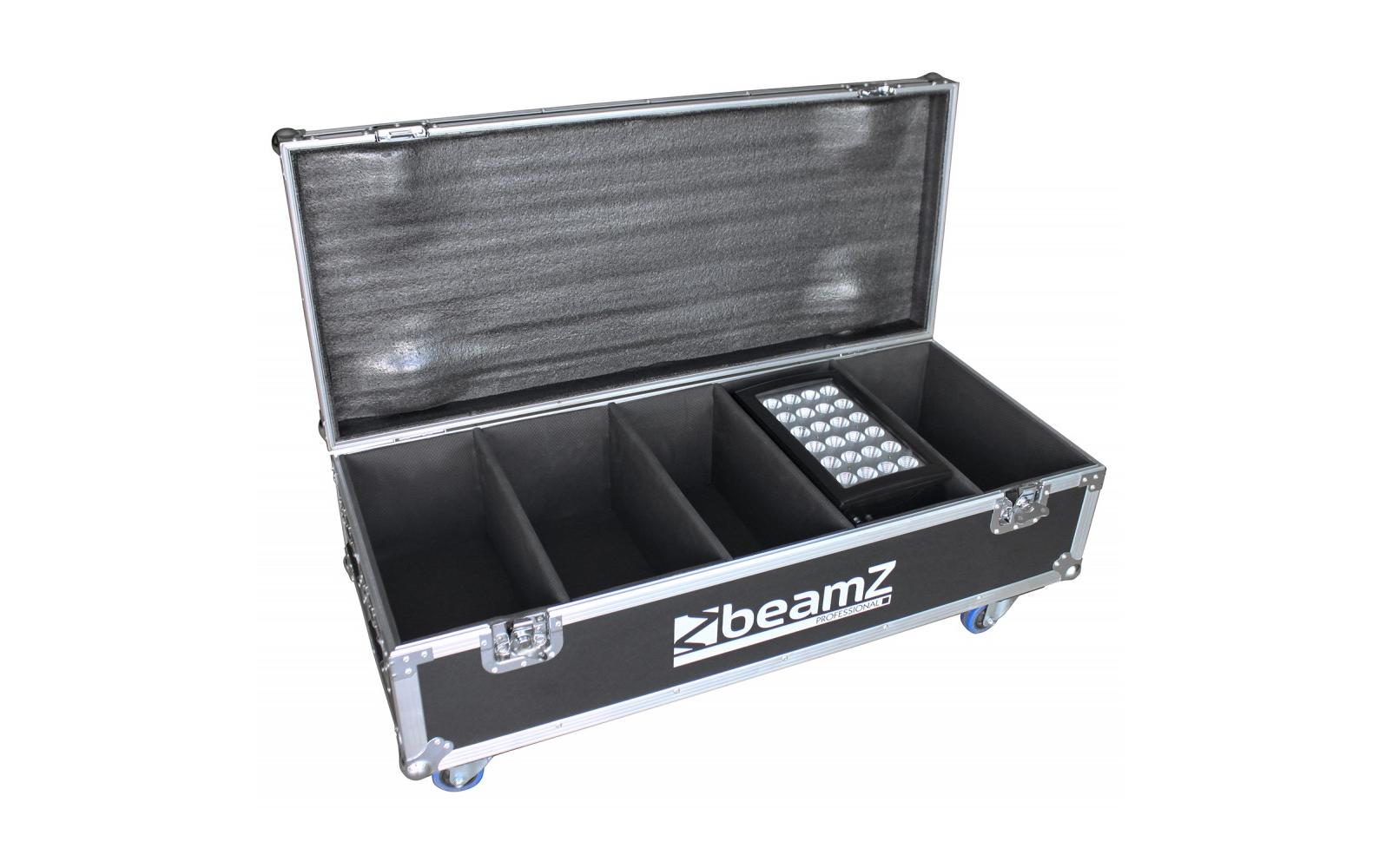Flightcase FL4 Star-Color 240/360<br>Ausrüstungstasche/-koffer Flugtasche Schwarz, Silber