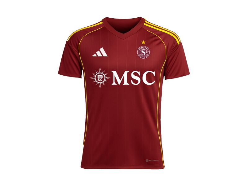 Servette FC Jersey Home 25/26 M, Rot Heimtrikot des Servette FC für die Saison 2025/26