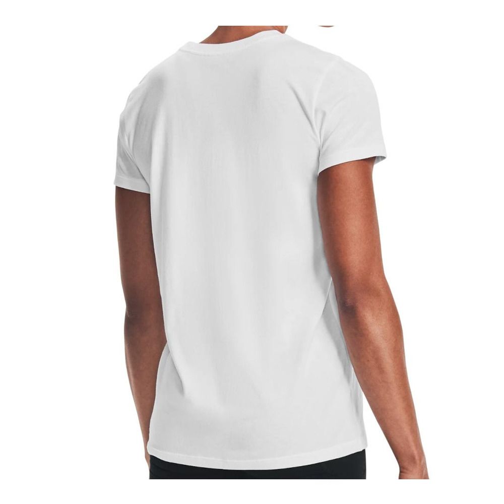 Under Armour UA SPORTSTYLE LOGO - Tee-shirt Femme white/black