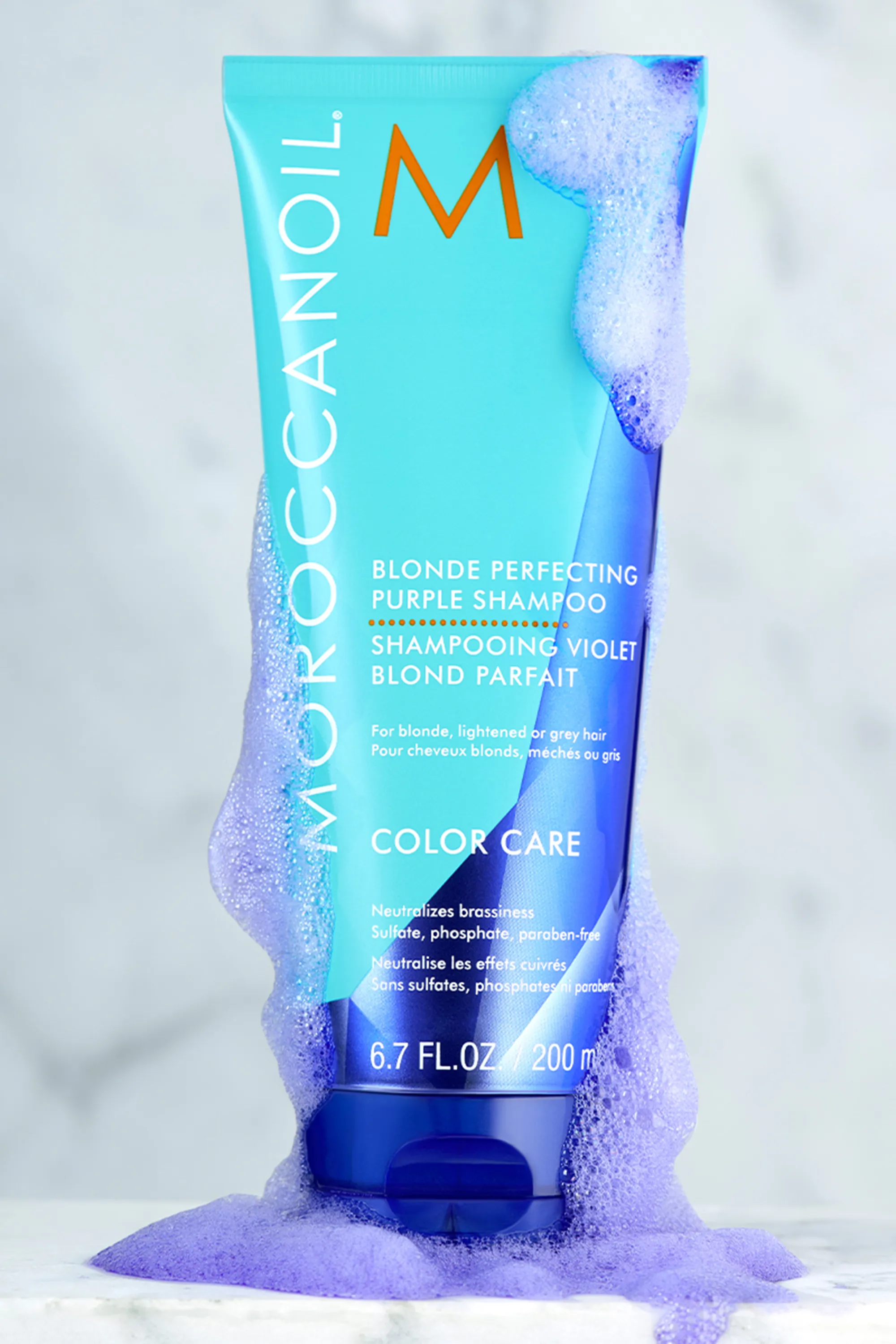 Moroccanoil Shampoing Violet Blond Parfait-200 ml