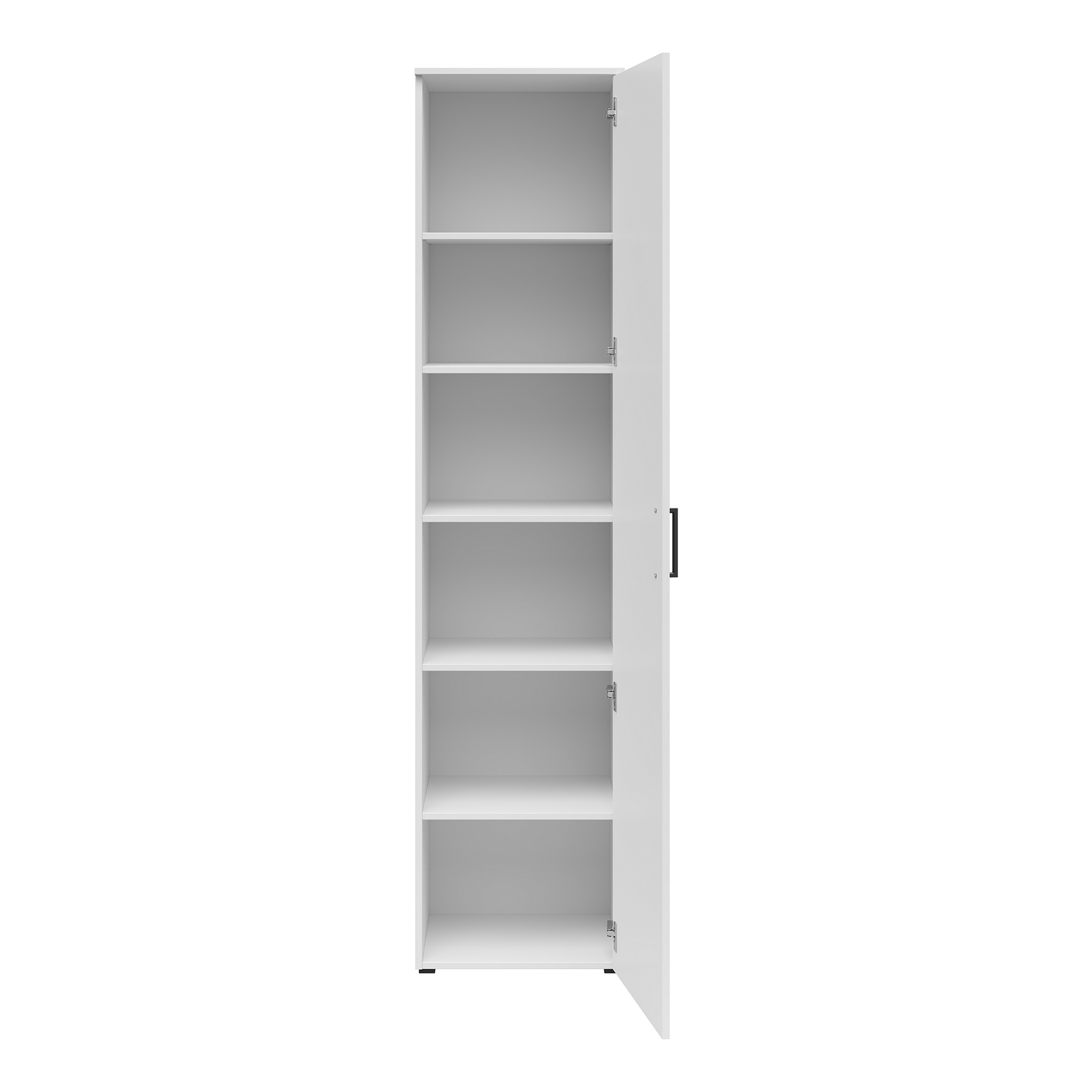 Drehtürenschrank - weiß - Breite 45 cm