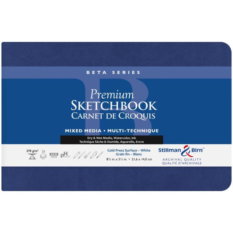 Beta Series carnet souple 26F 14x21,6cm 270g - Blanc