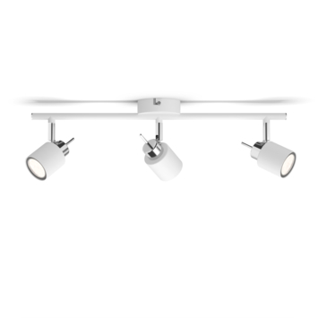 Philips Meranti opbouwspot wit 3x 35W