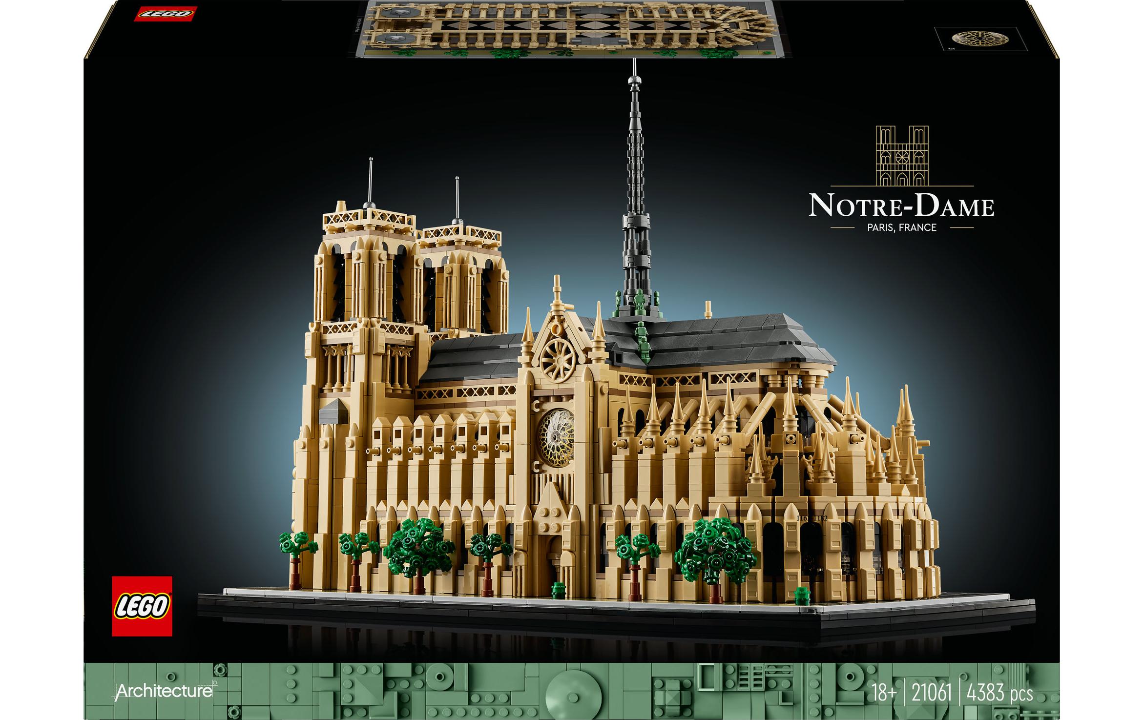 Architecture Notre-Dame de Paris 21061<br>Modellbausatz eines architektonischen Meisterwerks