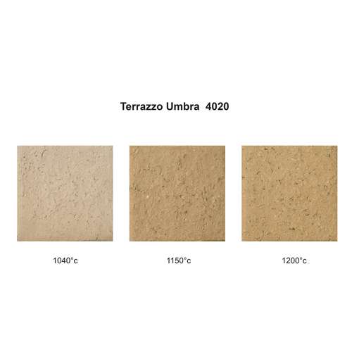 Tonmasse Terrazzo umbra, grob schamottiert