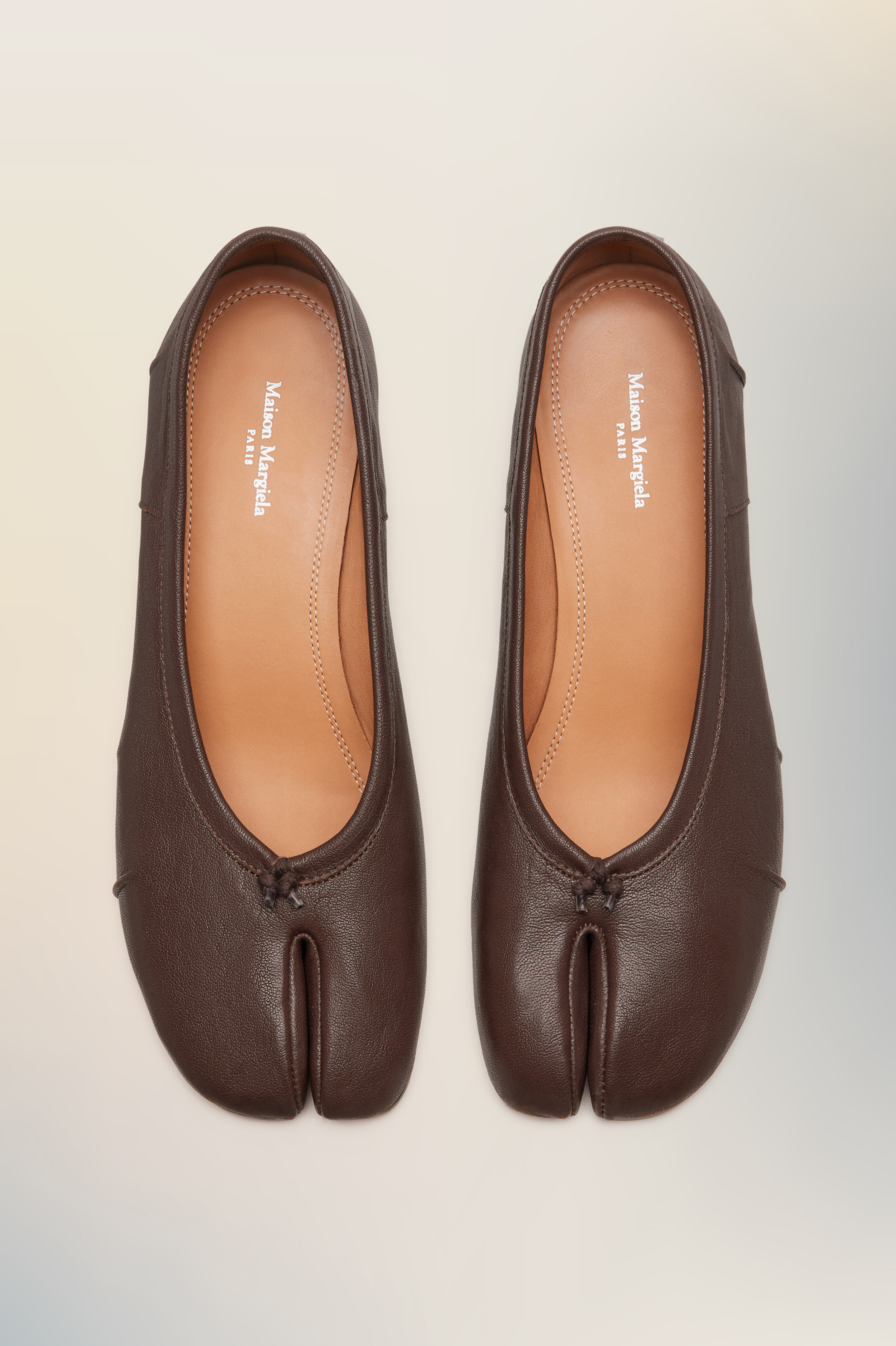 Nouvelles ballerines Tabi marron - femme Marron