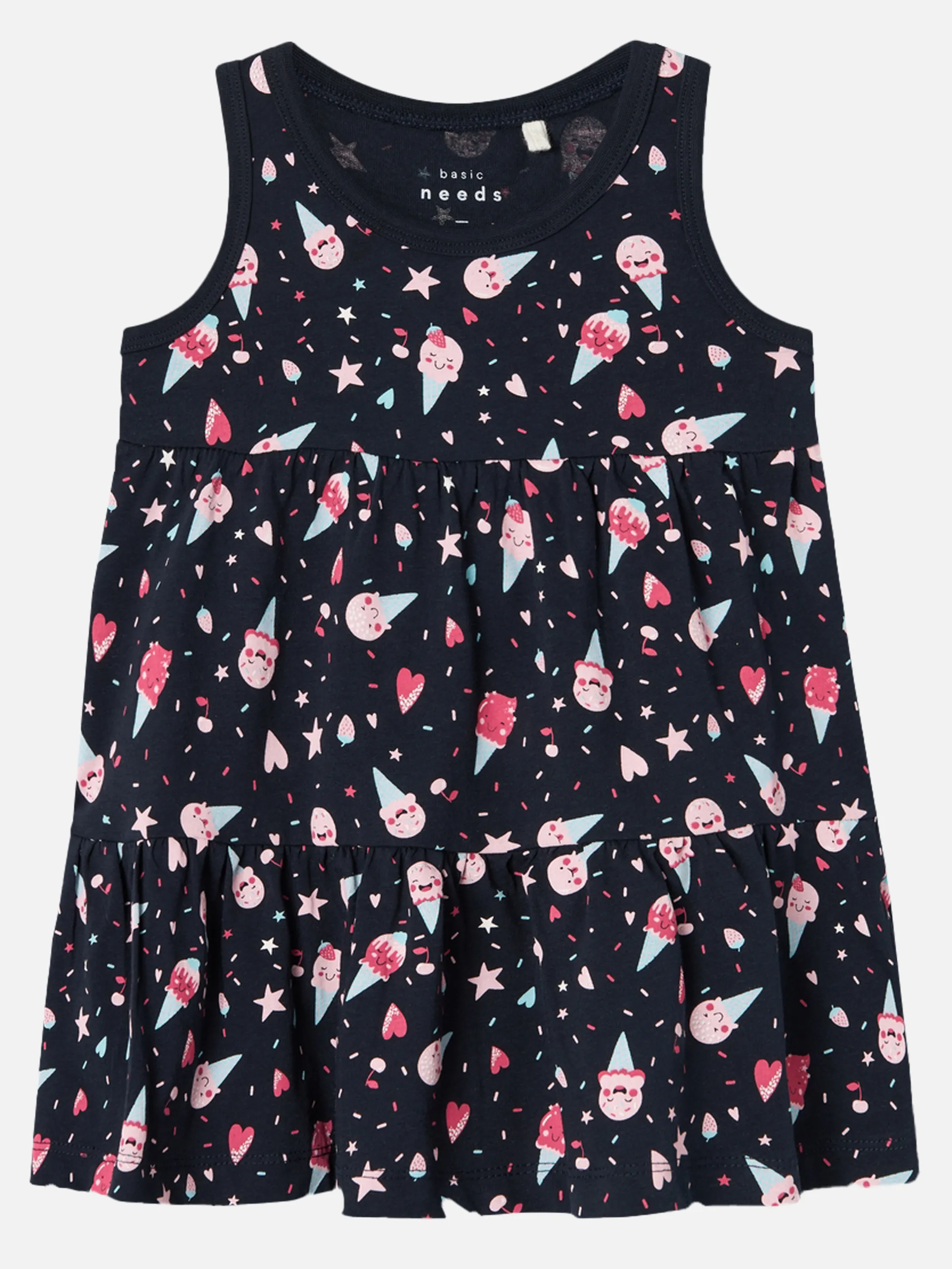 Mädchen Kleid mit Minimalprint