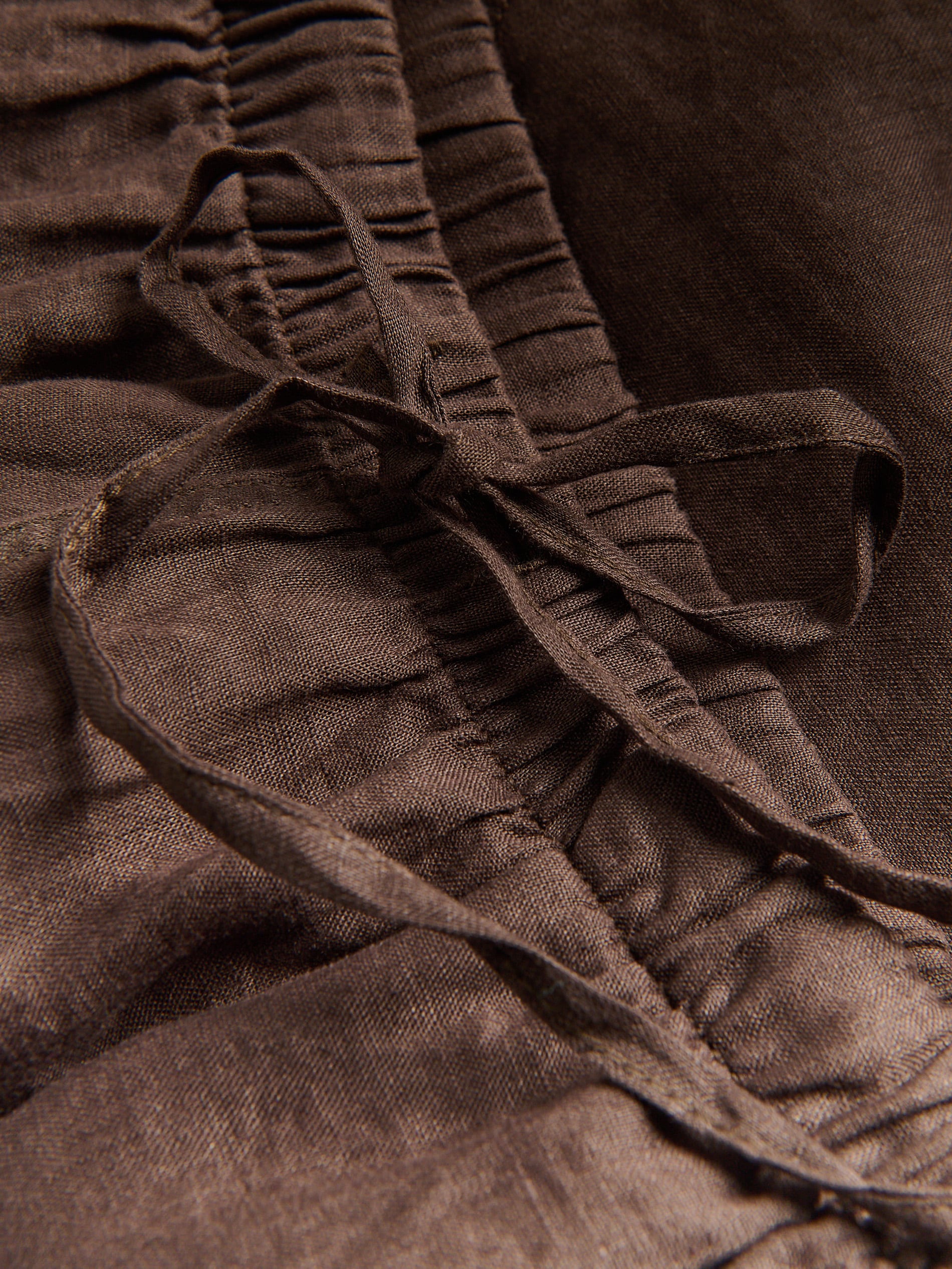 Shorts aus Leinen