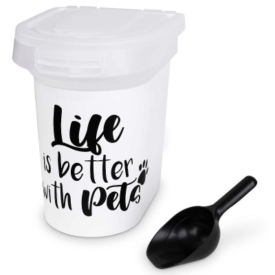 Freezack Vorratsbehälter Life is better with Pets 14L