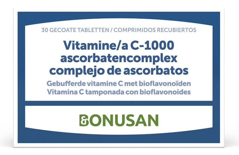 Bonusan Vitamine C1000 Ascorbatencomplex 30 Tabletten