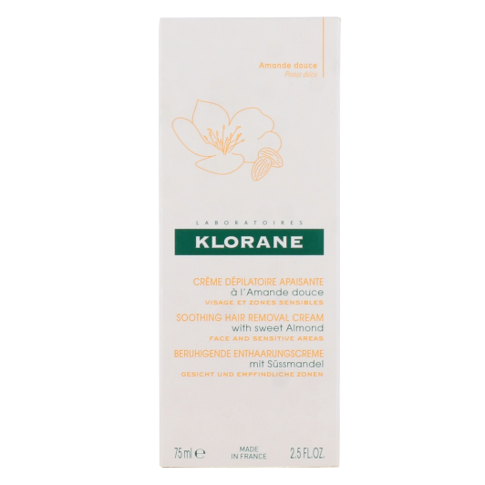 Klorane Crème Dépilatoire Apaisante à l'Amande Douce