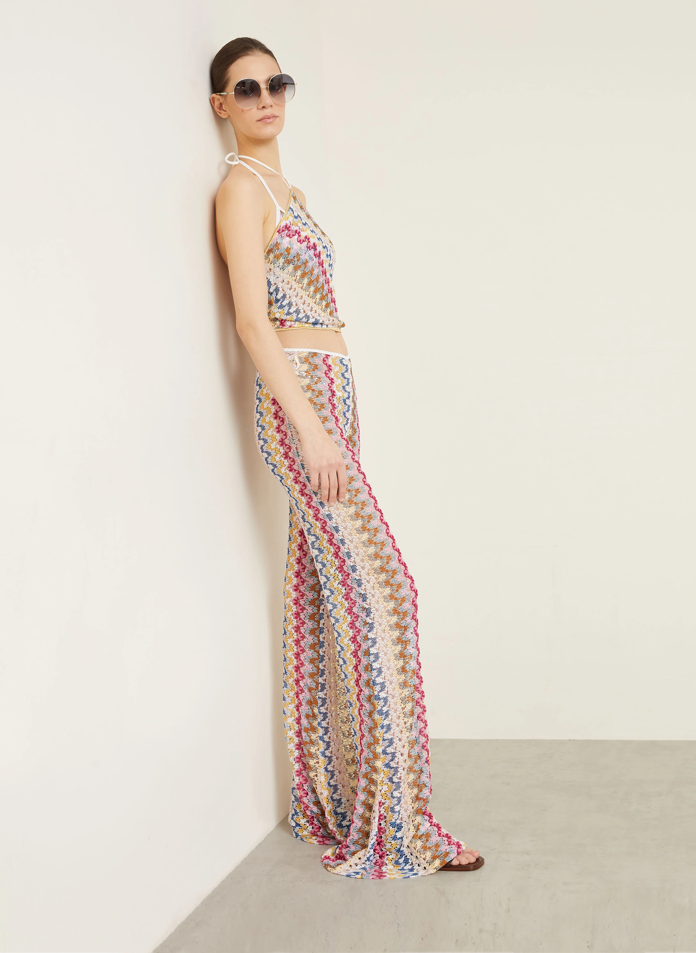 MISSONI Häkelhose mit Glitzergarn