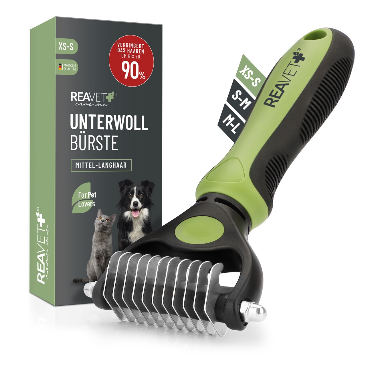 REAVET Unterwollbürste XS-S