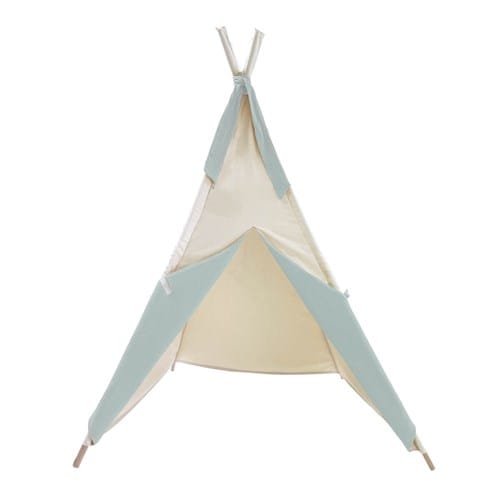 Tipi enfant bobble beige-vert