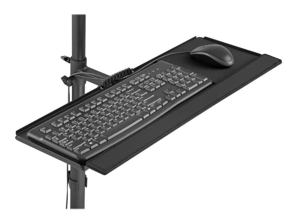 DIGITUS DA-90374 - Vogn - for LCD-skjerm / PC-utstyr - metall - svart - skjermstørrelse: 17