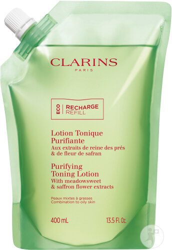 Clarins Lotion Tonique Purifiante Peaux Mixtes À Grasses Recharge 400ml