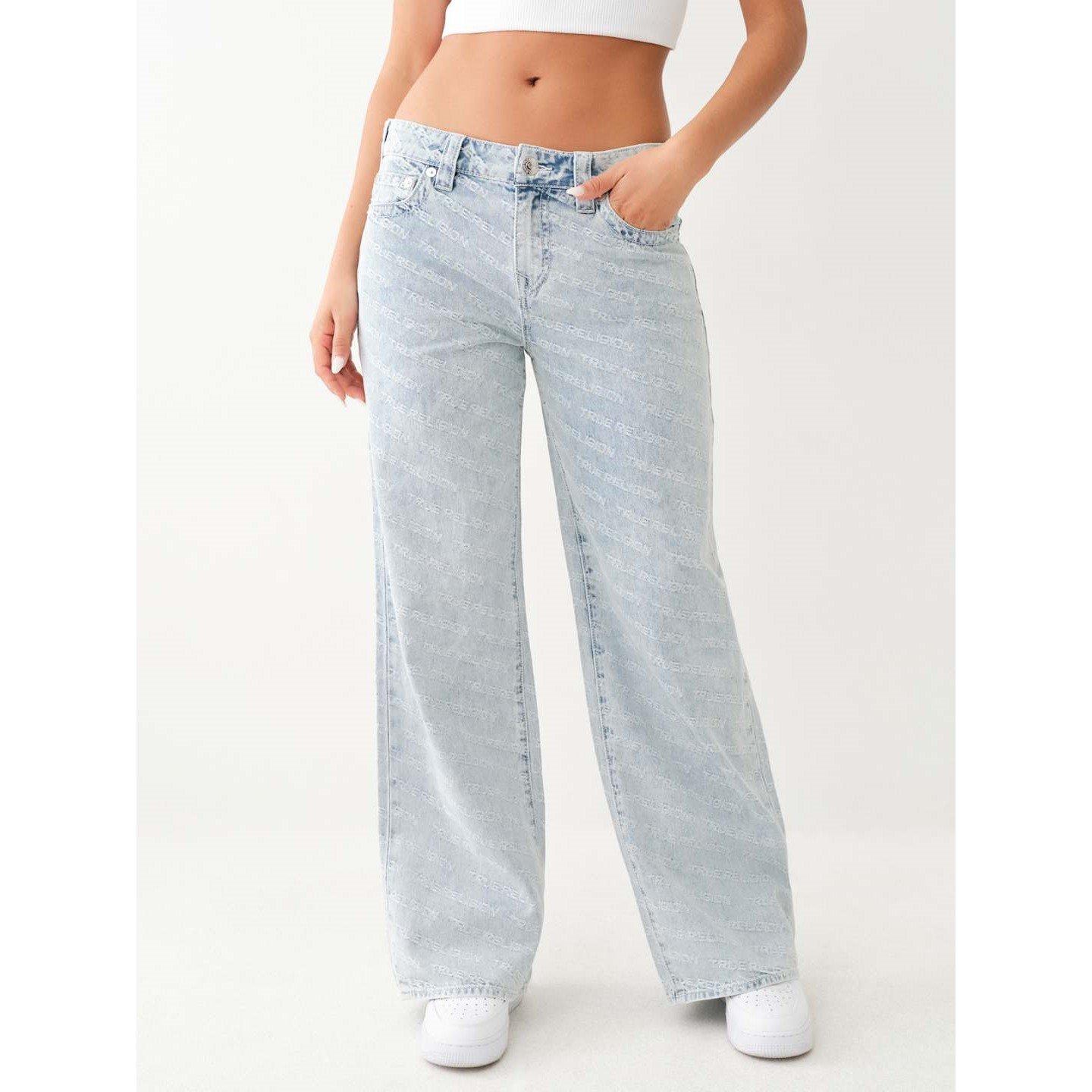 True Religion Mono Baggy Jean Ld99