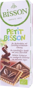 Bisson Butterkekse mit Zartbitterschokolade, 150g