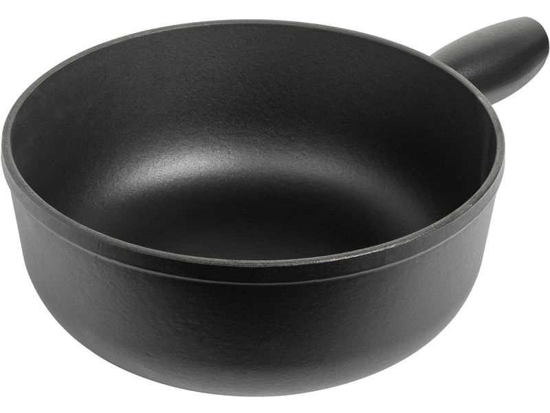 Kuhn Rikon Fondue-Caquelon Induktion Schwarz matt Fonduepfanne