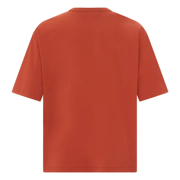 SMALLABLE BASICS T-Shirt Oversize Homme Coton Bio | Terracotta